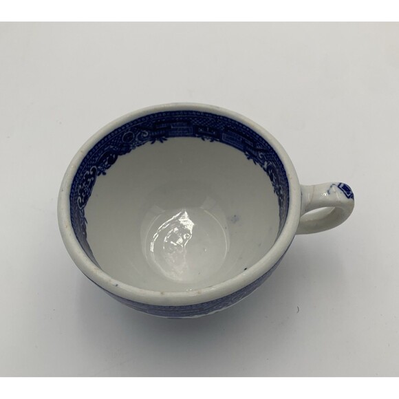 Blue And White  Teacup . Maddock England Tea 4” X 2.5”  Chinese Coffee - Picture 2 of 7